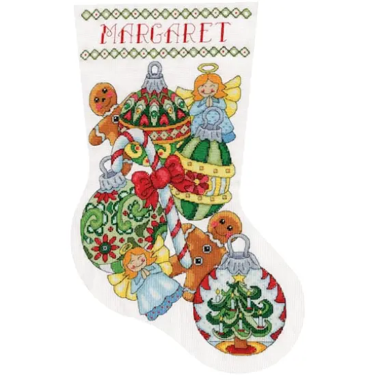 Design Works&trade; Ornaments Counted Cross Stitch Stocking Kit {4}
