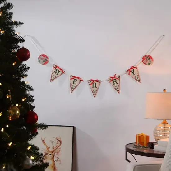 6ft. Merry Vintage Banner {6}