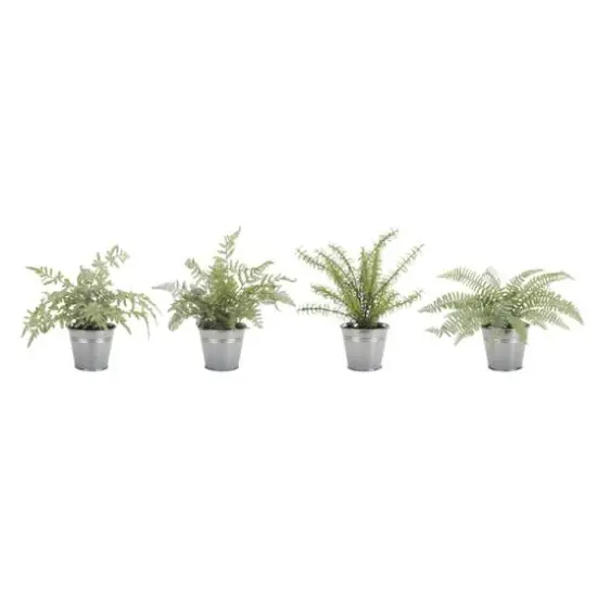 15" Potted Fern Set {1}