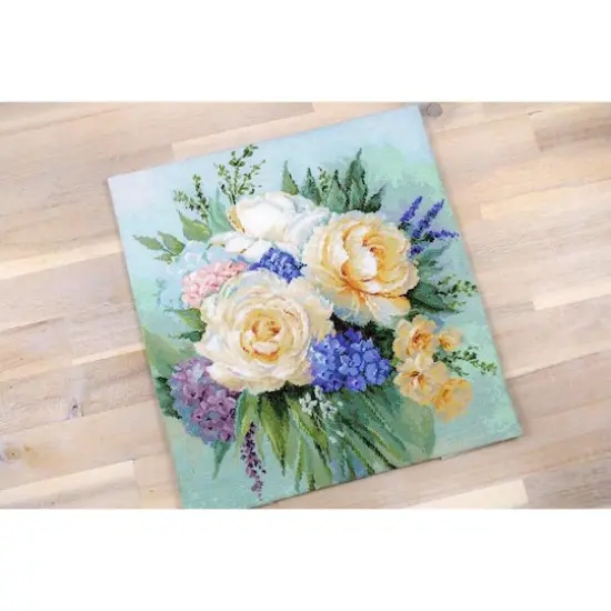 Luca-s Floral Bouquet Counted Cross Stitch Kit {4}