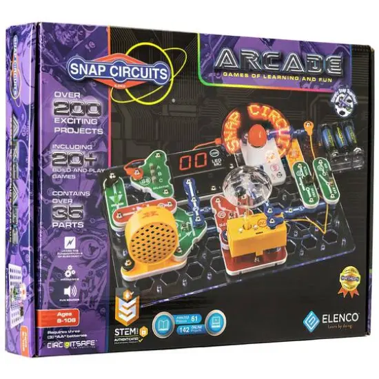 Elenco® Snap Circuits® Arcade Electronics Exploration STEM Activities Kit {1}