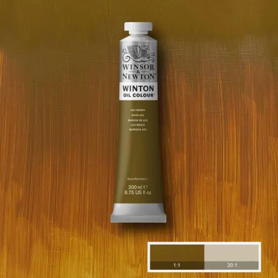Winsor & Newton™ Winton 6.75oz. Oil Colour™ Paint Azo Brown {3}