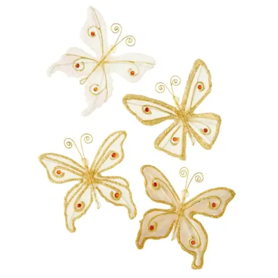 Recollections&trade; Glacee Butterfly Embellishments White {1}