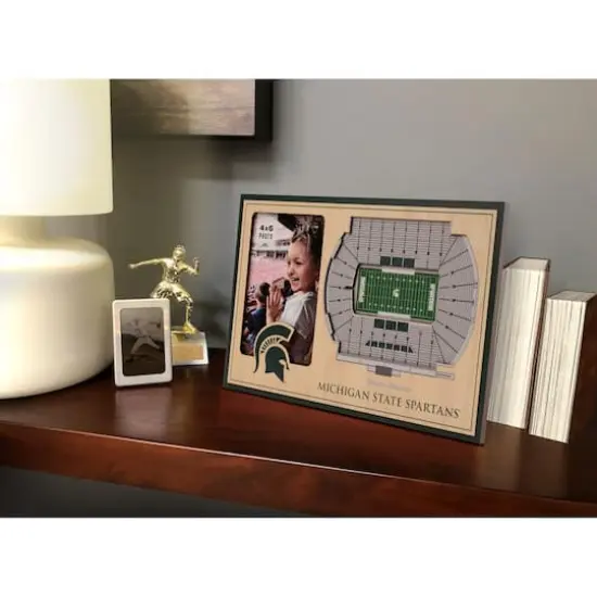 College Football 3D StadiumViews Picture Frame Michigan State Spartans {4}