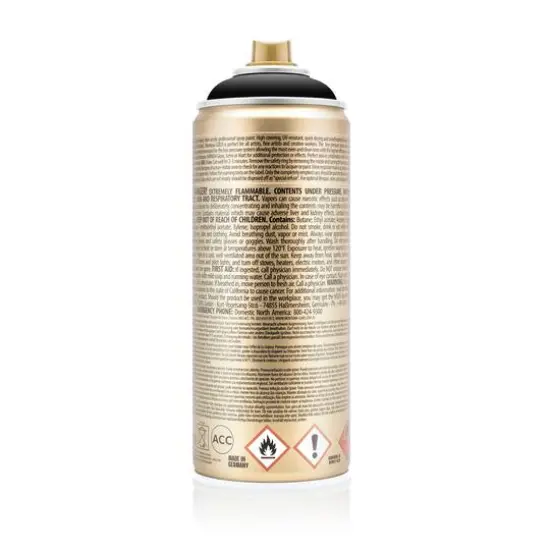Montana&trade; Cans GOLD Shock Color Spray Paint, 400mL S9000 Shock Black {8}