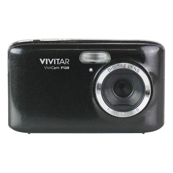 Vivitar Vivicam Black F128 14.1 Megapixel Digital Camera {1}