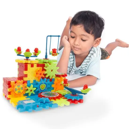 Toy Time Interlocking Gear Building Set {7}