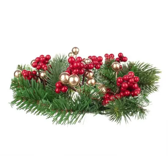 Gold Frosted Adjustable Candle Ring Set {4}