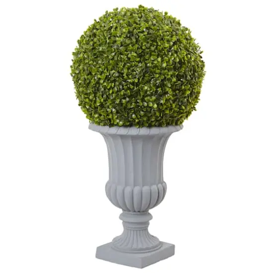 2.5ft. Boxwood Topiary Tree with Urn {1}