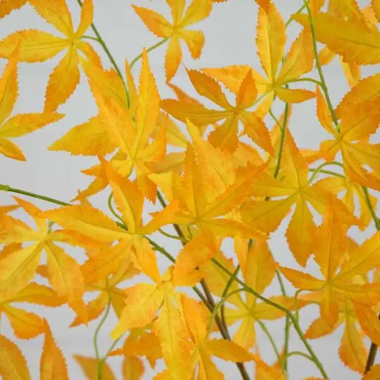5ft. Yellow Autumn Maple Artificial Potted Tree {4}
