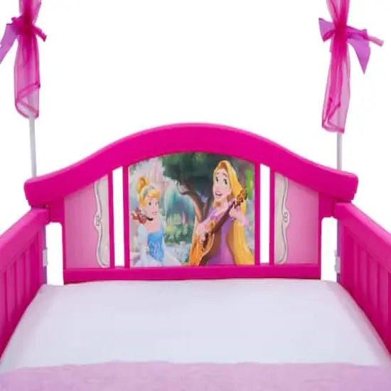 Disney&reg; Princess Canopy Toddler Bed {4}