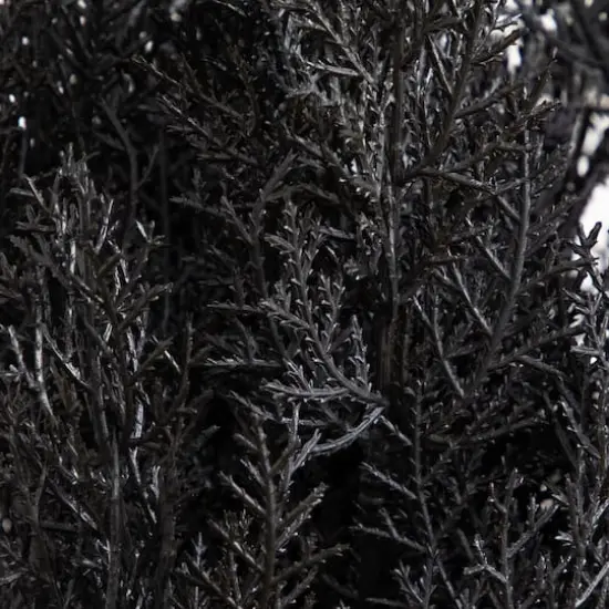 4ft. UV Resistant Artificial Halloween Black Cedar Tree (Indoor/Outdoor) {5}