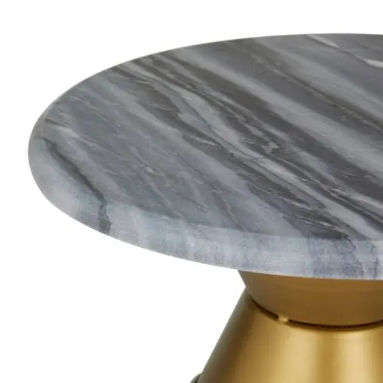 Grey Glam Cake Stand, 12" x 12" x 6" {5}