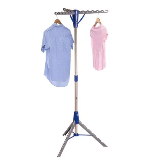 Honey Can Do Blue Collapsible Tripod Clothes Drying Rack {8}