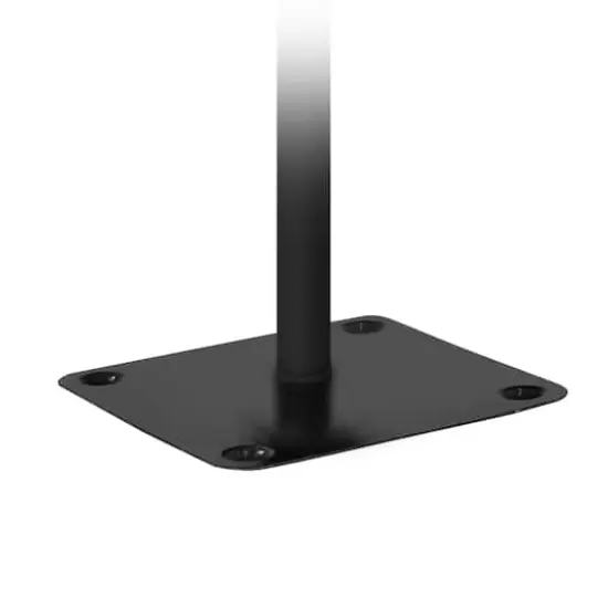 4ft. Pre-Lit Black Artificial Alpine Pencil Christmas Tree, Clear Lights {8}