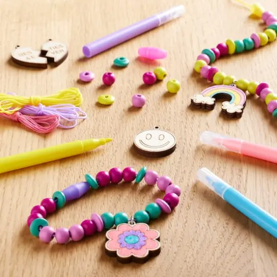 My First Wood Charm Jewelry Kit by Creatology&trade; {3}