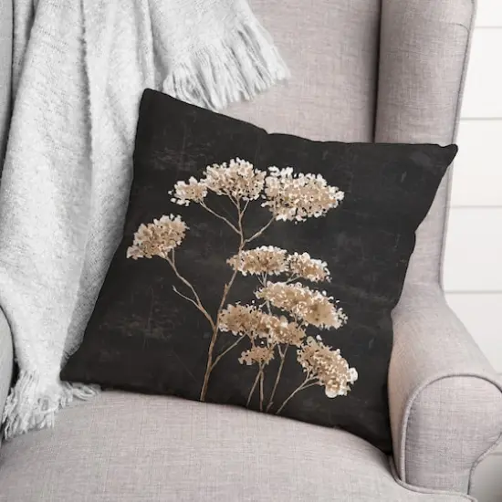 18" Botanical Watercolor Indoor/Outdoor Pillow {3}