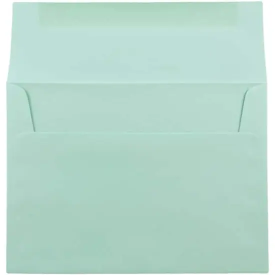 JAM Paper A7 Passport Invitation Envelopes, 50ct. Aqua Blue {4}