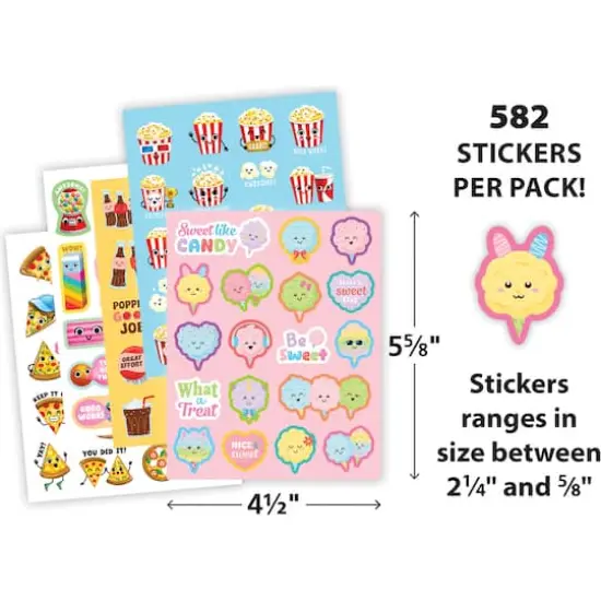 Teacher Created Resources&reg; Fun Fair Smelly Stickers, 582 Stickers {4}