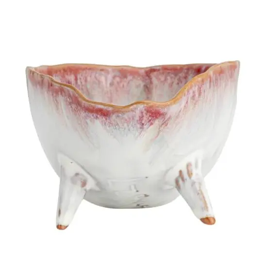 Hello Honey&reg; 6.5" Berry Stoneware Footed Bowl {7}