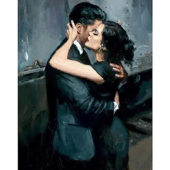 Wizardi Diamond Painting Kit Long-Awaited Meeting {3}