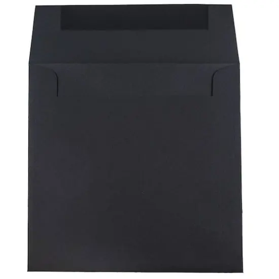 JAM Paper Black Linen Square Invitation Envelopes, 25ct. {4}