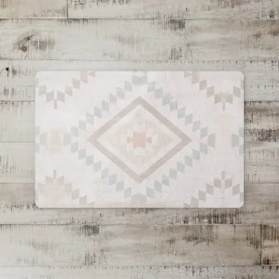 Muted Tribal Pattern Floor Mat {3}