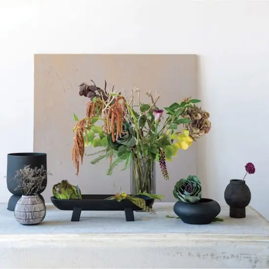 Hello Honey&reg; 9" Black Mango Wood Bowl {6}