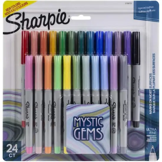 Sharpie&reg; Ultra-Fine 24 Color Mystic Gems Permanent Marker Set {1}