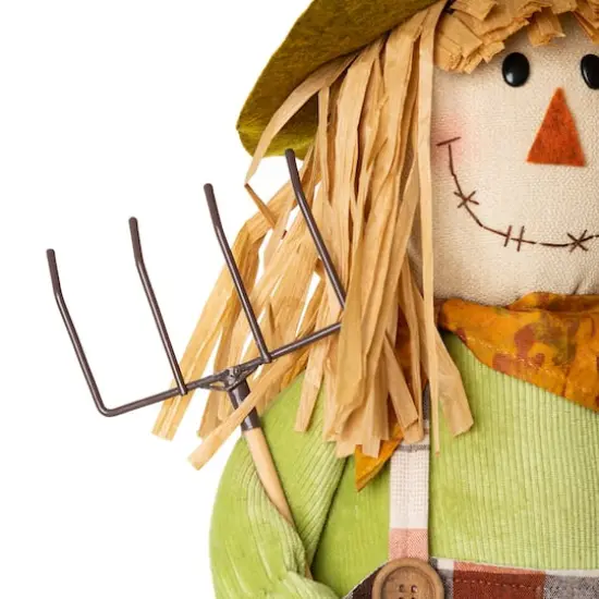 Glitzhome&reg; Fall Fabric Scarecrow Shelf Sitters Set {6}