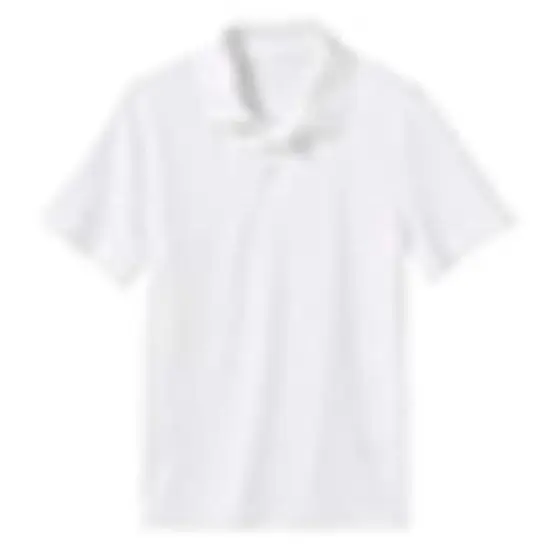 Galaxy by Harvic Boys Moisture Wicking Short Sleeve Polo Shirt White {1}