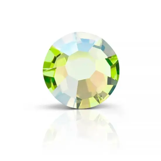 Preciosa MAXIMA SS16 Aurora Borealis Flatback Czech Crystals, 144ct. Limecicle AB {1}