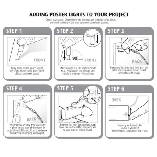 ArtSkills&reg; 20ct. Cool White LED String Lights {10}