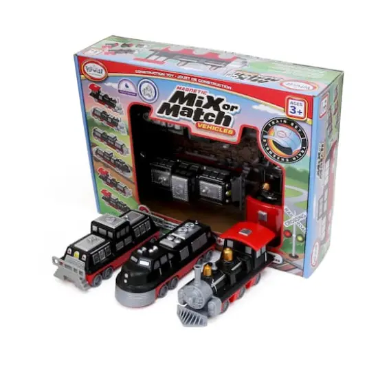 Magnetic Mix or Match Vehicles Train Set {3}