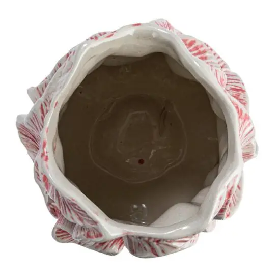 Hello Honey&reg; 7.5" Pink Textured Organic Stoneware Vase with Reactive Glaze {8}