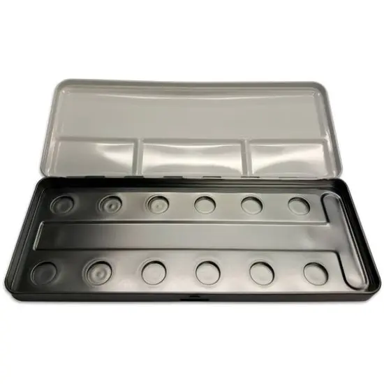 Finetec Empty Metal Half-Pan Tin Set {1}