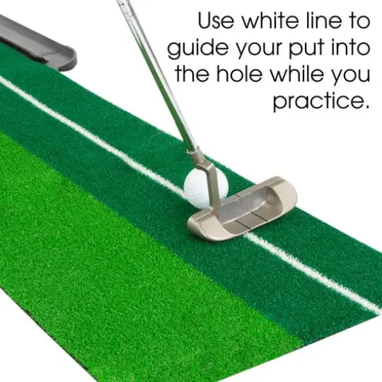 Toy Time Putting Green with Gravity Fed Golf Ball Return {5}