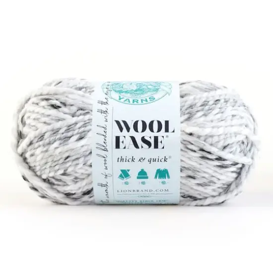 Lion Brand&reg; Wool-Ease&reg; Thick & Quick&reg; Prints, Stripes & Metallics Yarn Marble {1}
