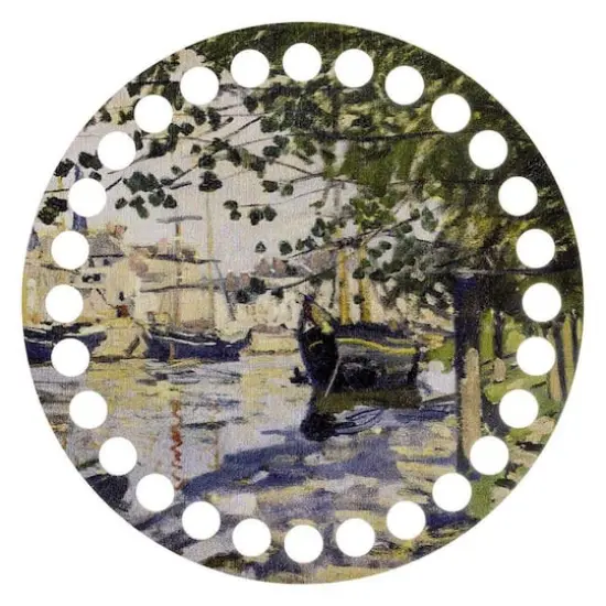 Wonderland Crafts Boat Painting Thread Organizer {3}