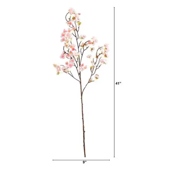 41" Pink Cherry Blossom Flower Stems, 3ct. {8}