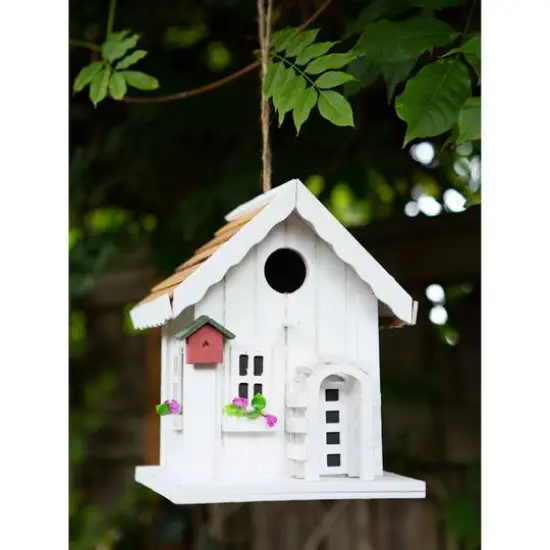 9" Cheerful Happy Home Birdhouse {5}