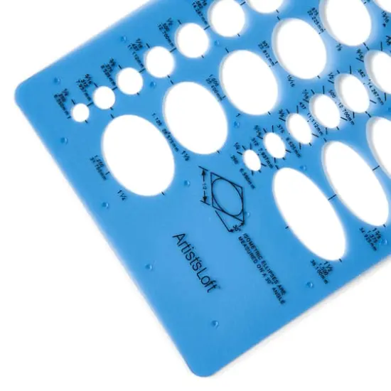 Isometric Ellipses Template by Artist&rsquo;s Loft&trade; {4}