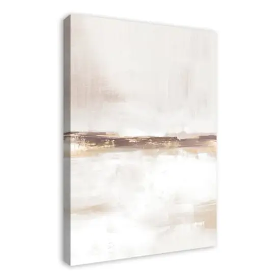 Golden Brown Horizon 24" x 36" Canvas Wall Art {3}