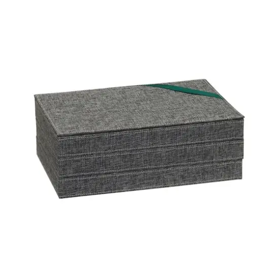 Household Essentials 3-Tier Jewelry Tray Gray {1}