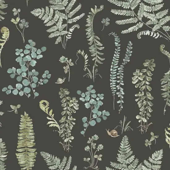 RoomMates Sage Fern Study Peel & Stick Wallpaper {1}