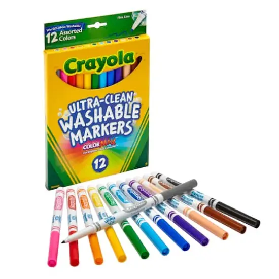 Crayola&reg; Washable&trade; 12 Color Fine Line Marker Set {3}