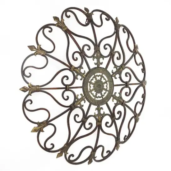 29" Brown Iron Rustic Wall Art {3}