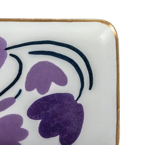 Hello Honey&reg; Floral & Abstract Print Enameled Metal Tray, 2ct. {6}
