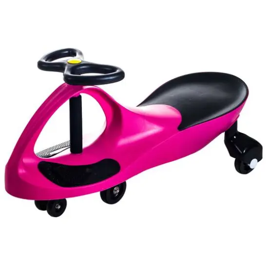 Toy Time Ride-On Wiggle Car Hot Pink {1}
