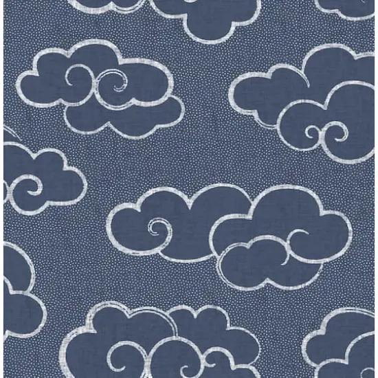 NuWallpaper Alto Navy Peel & Stick Wallpaper {1}